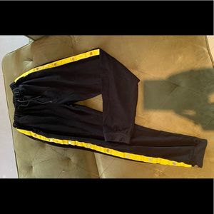 LF yellow and black sweat pants